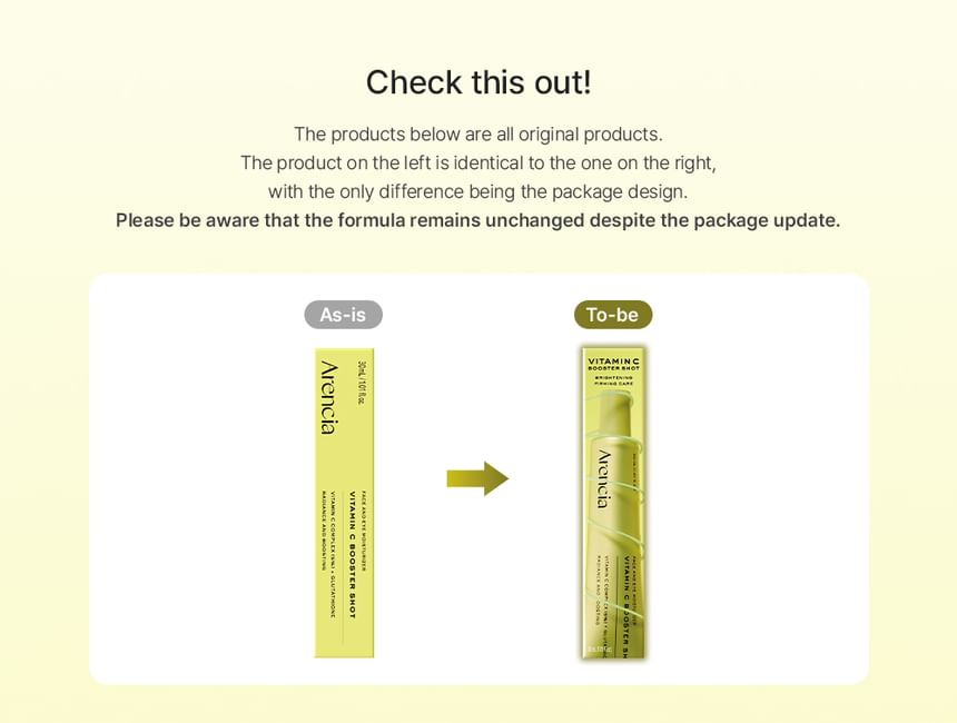 Arencia - Vitamin C Booster Shot 30ml
