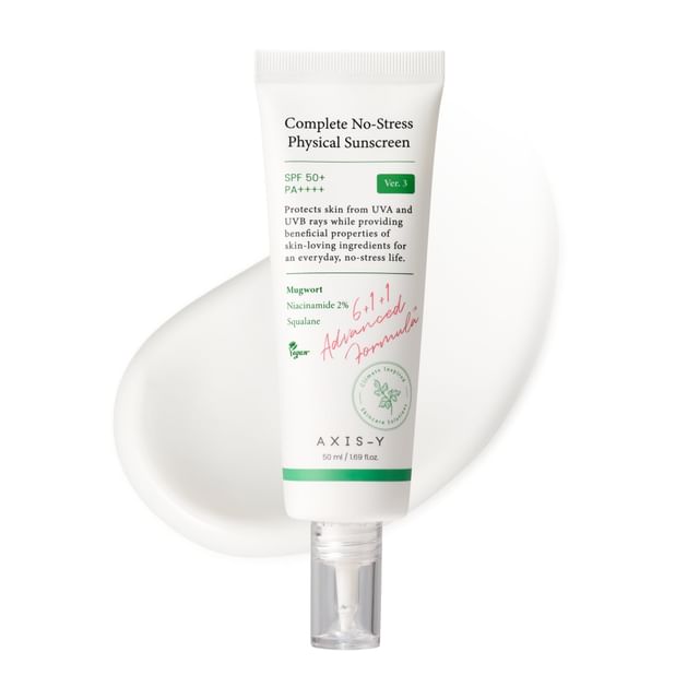 AXIS-Y - Complete No-Stress Physical Sunscreen (V3) OTC Version 50ml