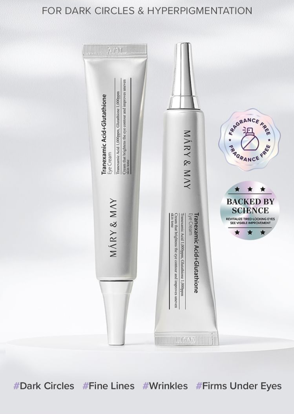 Mary&May - Tranexamic Acid + Glutathione Eye Cream 12g