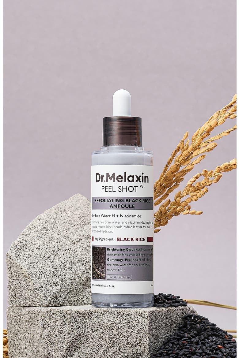 Dr. Melaxin Peel Shot PS – Exfoliating Black Rice Ampoule 80 ml