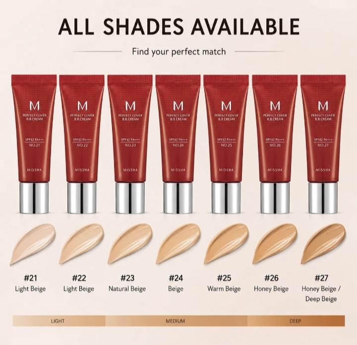 MISSHA - M Perfect Cover BB Cream SPF42 PA+++