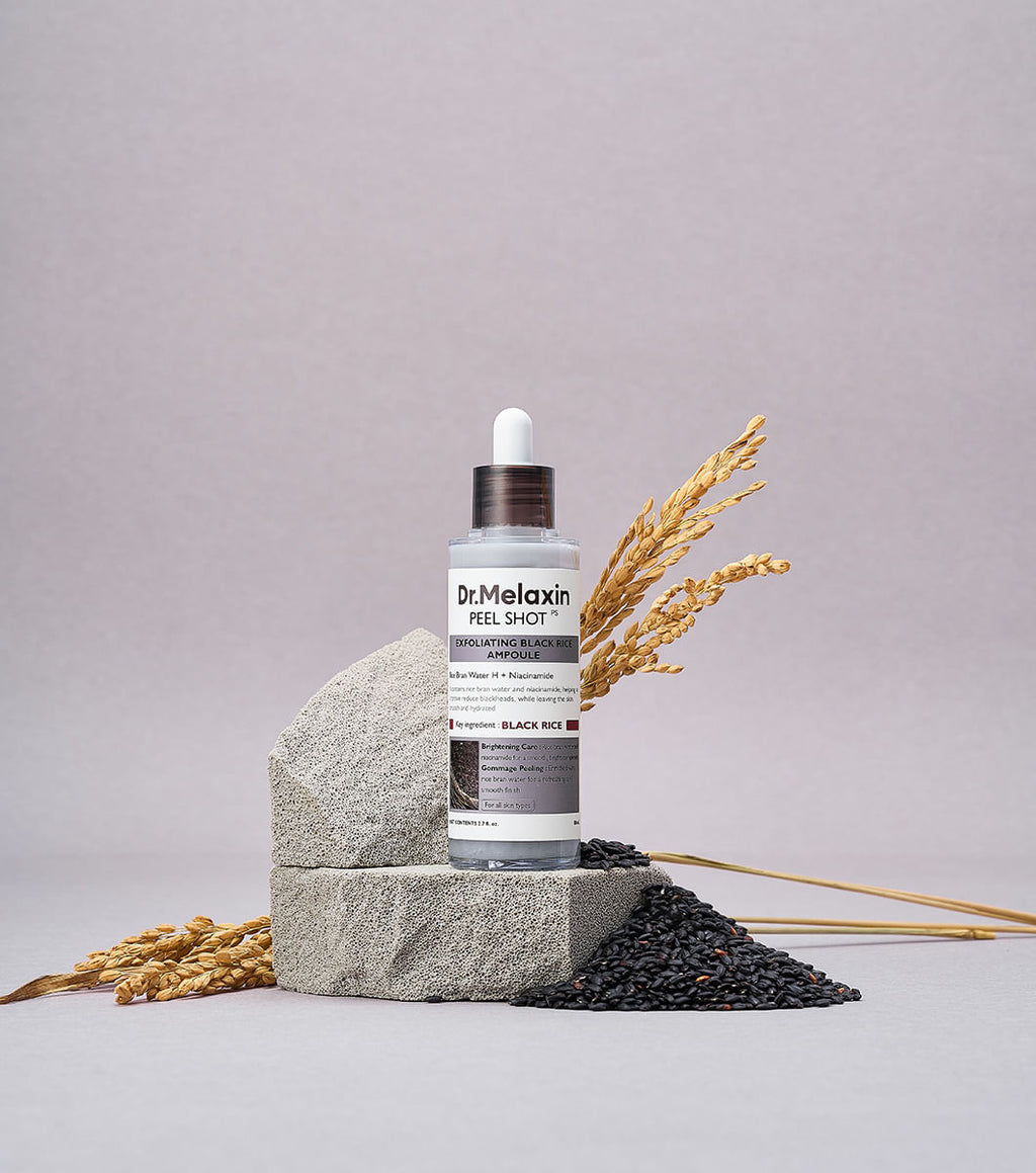 Dr. Melaxin Peel Shot PS – Exfoliating Black Rice Ampoule 80 ml